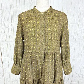 레트로 귀여운 Kastane 카스타네 올 패턴 원피스 F [ 1674 ]