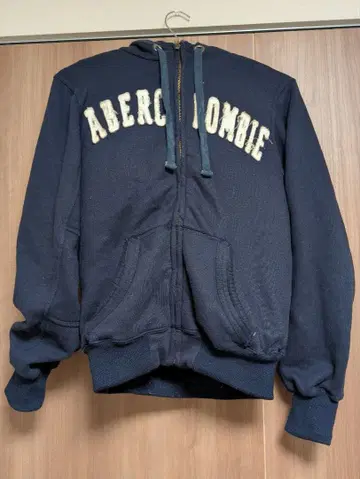 Abercrombie 후드 부착 후드티 네이비
