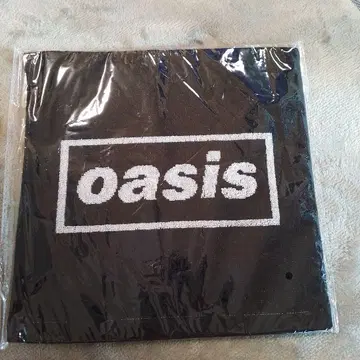 oasis 로고 타월 블랙