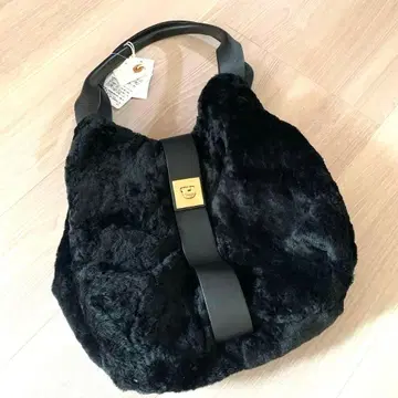 양가죽 무스탕 백