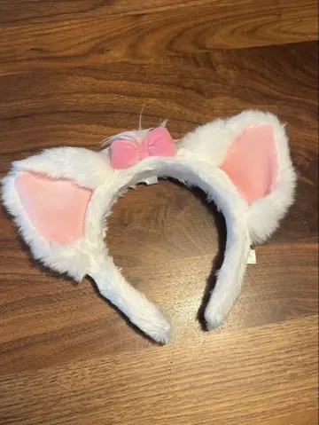 [새상품급] 디즈니 머리띠 마리 리본 고양이 귀