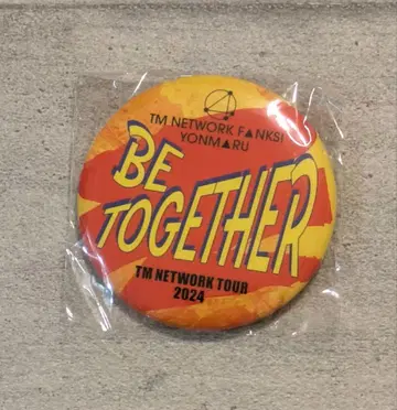 TM NETWORK 가챠 회장 한정판 캔뱃지 BE TOGETHER