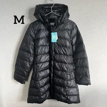 택 포함 새상품 다운 코트 블랙 M