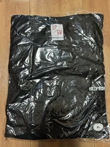 SUPER 로고 T셔츠 XL 블랙