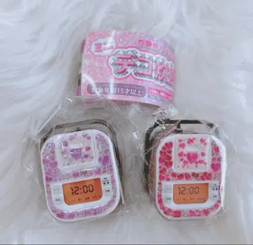 미니 데코 밥솥 가챠 퍼플 핑크 2종 세트