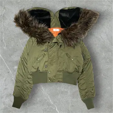 archive 짧은 기장 N2B 플라이트 자켓 퍼 자켓 y2k