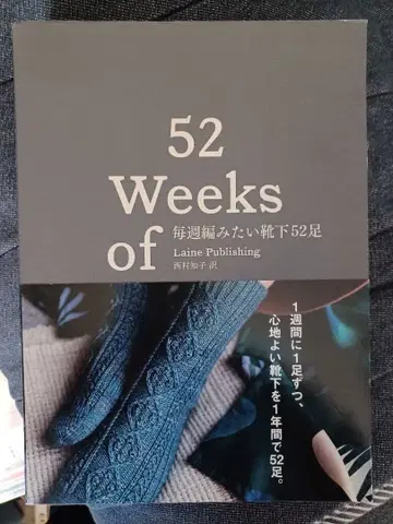 52주간의 매주 뜨고 싶은 양말 52켤레
