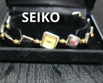 SEIKO 팔찌형 손목시계 골드/실버