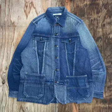 FDMTL 사시코 패치워크 커버올 자켓 일본제 노라기 새상품