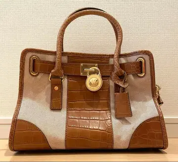 마이클코어스 MICHAEL KORS 크로커다일풍 백 수납 봉투 포함
