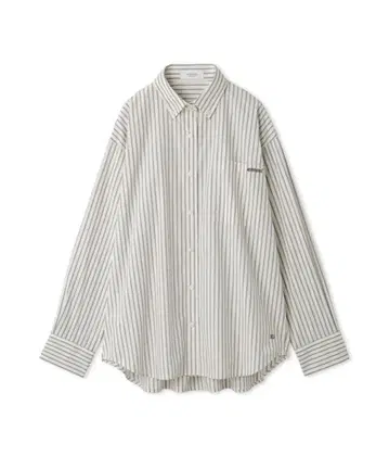 [10th] eco emmi 로고 버튼 다운 셔츠 emmi