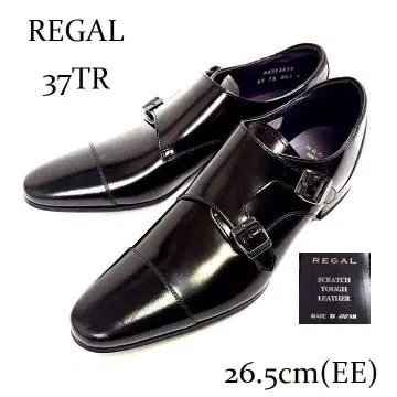 새상품 리갈 37TR 더블 몽크 스크래치 터프 레더 26.5cm