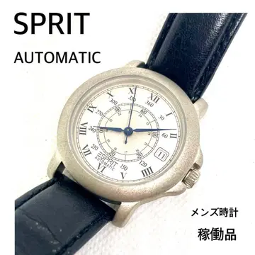 가동 SPRIT 자동 와인딩 시계 실버/화이트 미사용품
