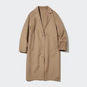 UNIQLO 더블 페이스 롱 코트