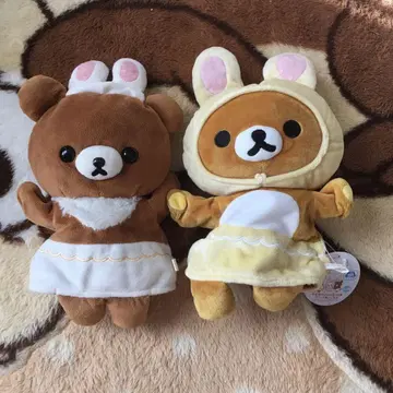 리락쿠마 퍼펫 봉제 인형