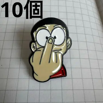 도라에몽 진구(노비타) 도발 핀즈 핀 배지 레어 10개