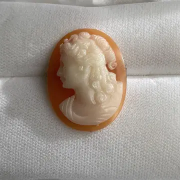 빈티지 카메오 브로치