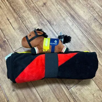 말 봉제 인형과 타월 세트