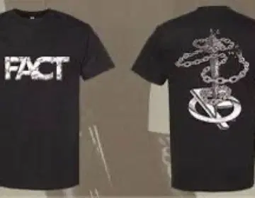 FACT CHAIN Tee 블랙 L 사이즈