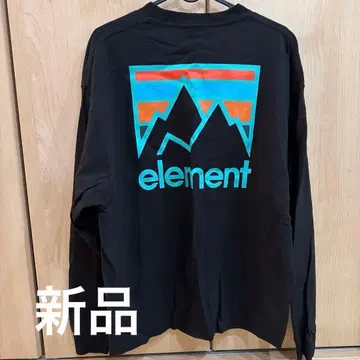 [ 새상품 ] element 블랙 긴팔 티셔츠