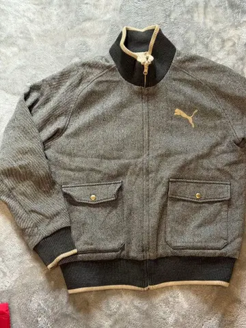 00s PUMA 리버서블 자켓 충전솜 블루종 퀼팅