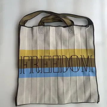 FREEDOM 스트라이프 토트백