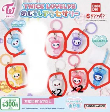 [ 익명 배송 ] TWICE LOVELYS 메지루시 액세서리