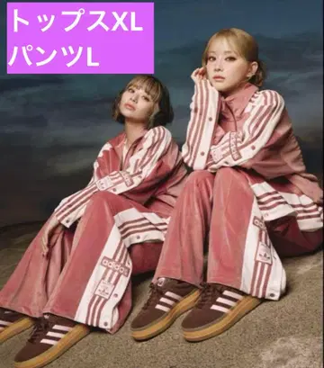 adidas 핑크 저리 상하의 세트 XL, L