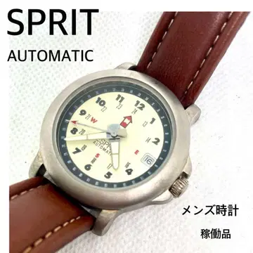작동 SPRIT 자동 와인딩 시계 아이보리 다이얼 화이트 다이얼 미사용품