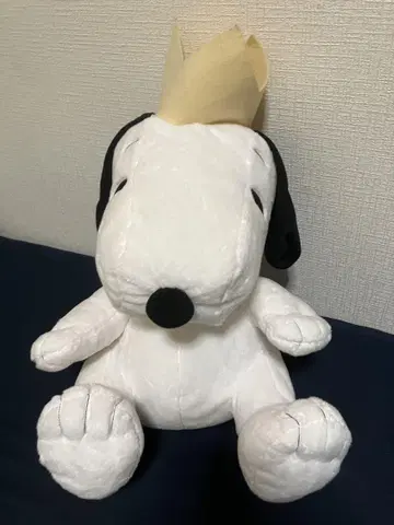 스누피 봉제 인형 왕관 포함