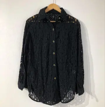 00년대 빈티지 라디아 AV 셔츠 블랙