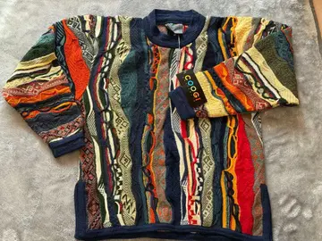 COOGI 쿠지 퓨어 울 3D 니트 스웨터 모던 컬러 S 사이즈