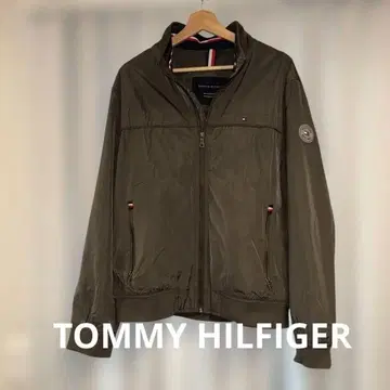 TOMMY HILFIGER 카키 나일론 자켓 새상품급
