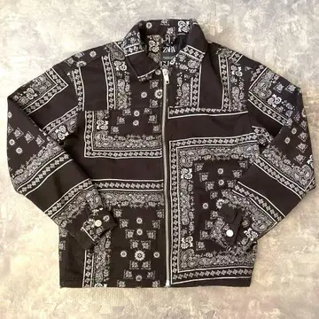 ZARA 남성용 M 다운 자켓 페이즐리