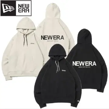 [ 새상품급 ] [ NEWERA ] 후드티 후디 백 프린트 유니 스톤