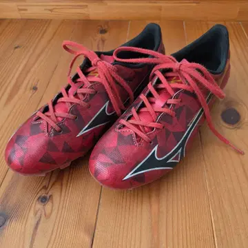 미즈노 축구 스파이크 23.5cm 레드