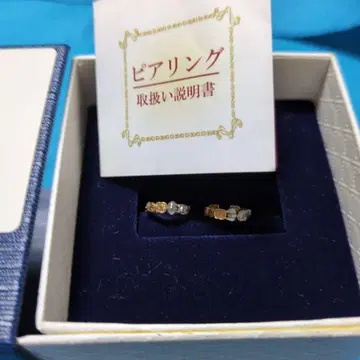 [ QVC ] 리버서블 로즈 피어링 골드 실버