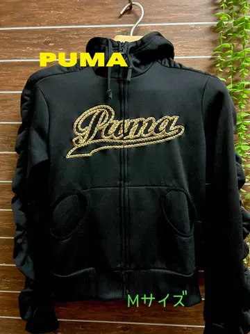 PUMA 후드 부착 후드티 M 사이즈 블랙