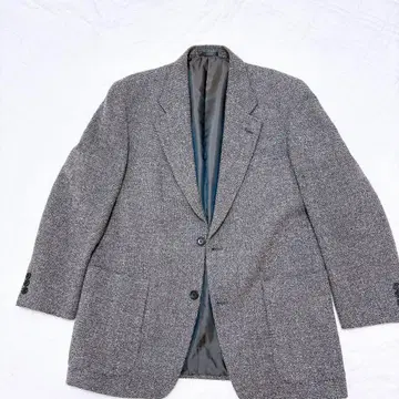 새상품급 빅 사이즈 23구 테일러드 자켓 탁한 베이지 트위드 48