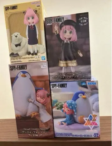 SPY x FAMILY 스파이 패밀리 아냐 피규어 본드 펭귄