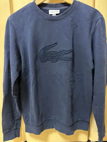 LACOSTE 네이비 크루넥 트레이닝복