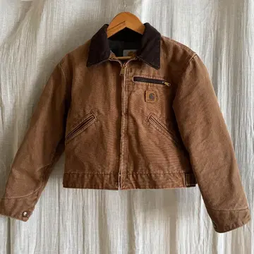 Carhartt 브라운 디트로이드 자켓 키즈 사이즈