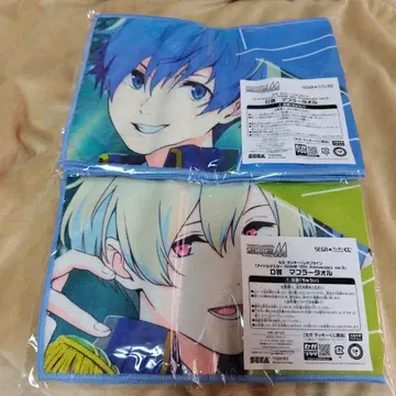 SideM 세가 럭키 쿠지 머플러 타월 아마네 슈 하나조노 모모토