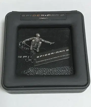 스파이더맨 실버 925 펜던트 목걸이