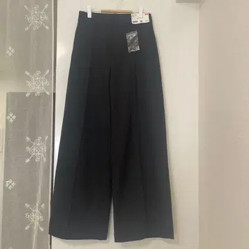 유니클로 브러쉬드 저지 와이드 팬츠 S