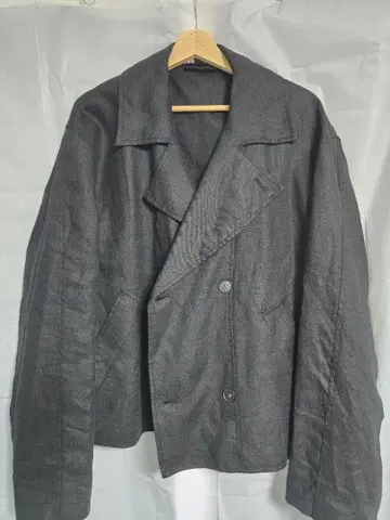 [ ZARA ] 린넨 100% 크롭 트렌치코트
