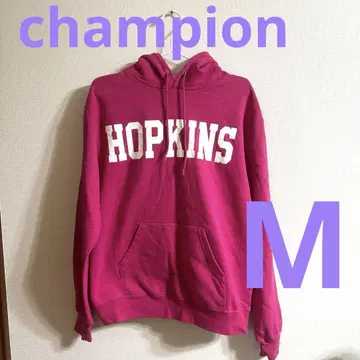 Champion HOPKINS 후드 부착 후드티 핑크 M 구제 의류
