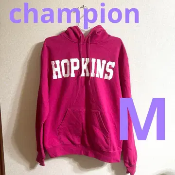 Champion HOPKINS 후드 부착 후드티 핑크 M 구제 의류