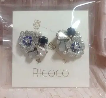 [ 새상품 미사용품 ] Ricoco 핸드메이드 플라워 귀걸이