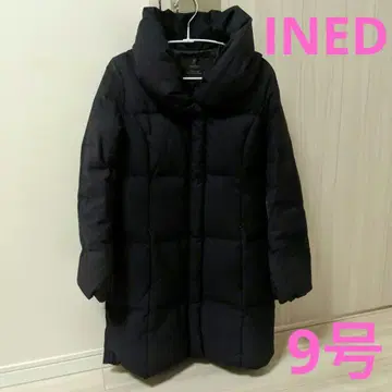 INED 다운 코트 9호 블랙